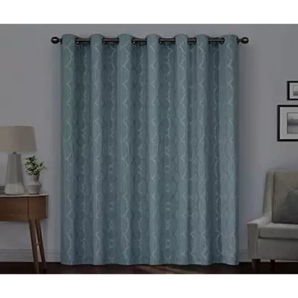 NEW!! Eclipse Hazel Geo Harbor Blackout Grommet Curtain Panel Geometric